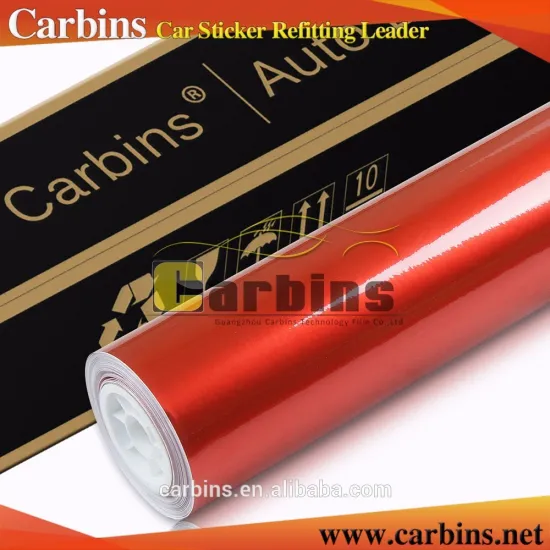 Carbins vinyl Glossy pearl metallic car vinyl film glitter hot pvc film wrapping guangzhou factory