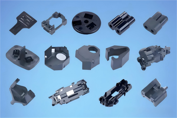 Schematic diagram of precision plastic parts assembly