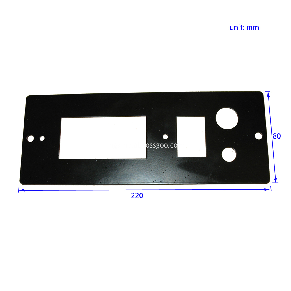 MMB0009 Steel Push Button Switch Plate Size