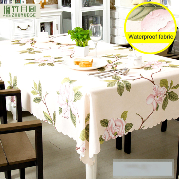 Factory Direct Sales All Kinds Of 100% Polyester Print Wedding Decoration Table Cloth