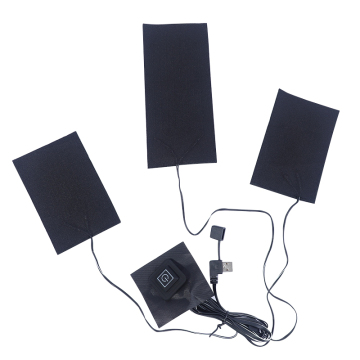 Customized 5V 3in1 Alloy Fiber Electric Heating Element USB Heating Pads