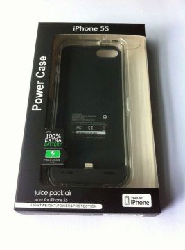 Super Slim Apple Iphone 5s Backup 2600mah Battery Charging Case High Capacity