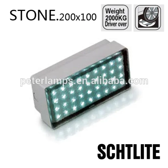 IP67 Square PC cool white LED brick light car drive over supplier alibaba