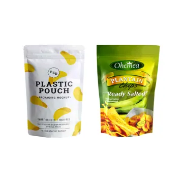 Air-proof Laminated Plastic Standing Pouches For Snack