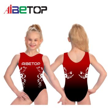 Ginástica de Girlas de Tramástica de Trampolim com Bordado