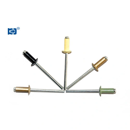 Aluminium Color Rivets Aluminium/Steel Flat Head Colored Blind Rivets China Manufacturers ...
