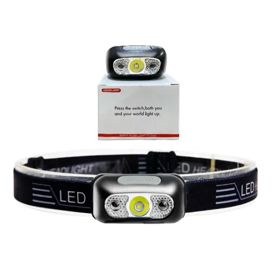 Waterproof USB Rechargeable Portable LED Headlamp for Outdoor Activities