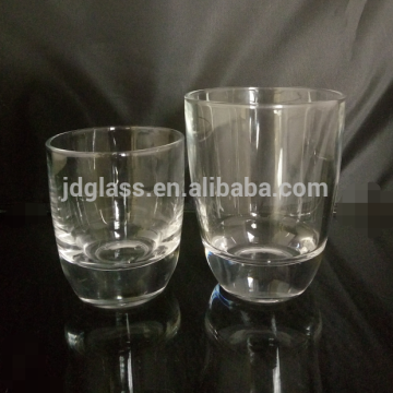 new products drinking glass/candle holder/candle jar with custom logo