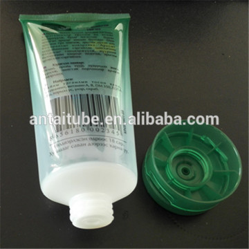 Diameter 45mm Clear Plastic Soft Tube With Flip Cap