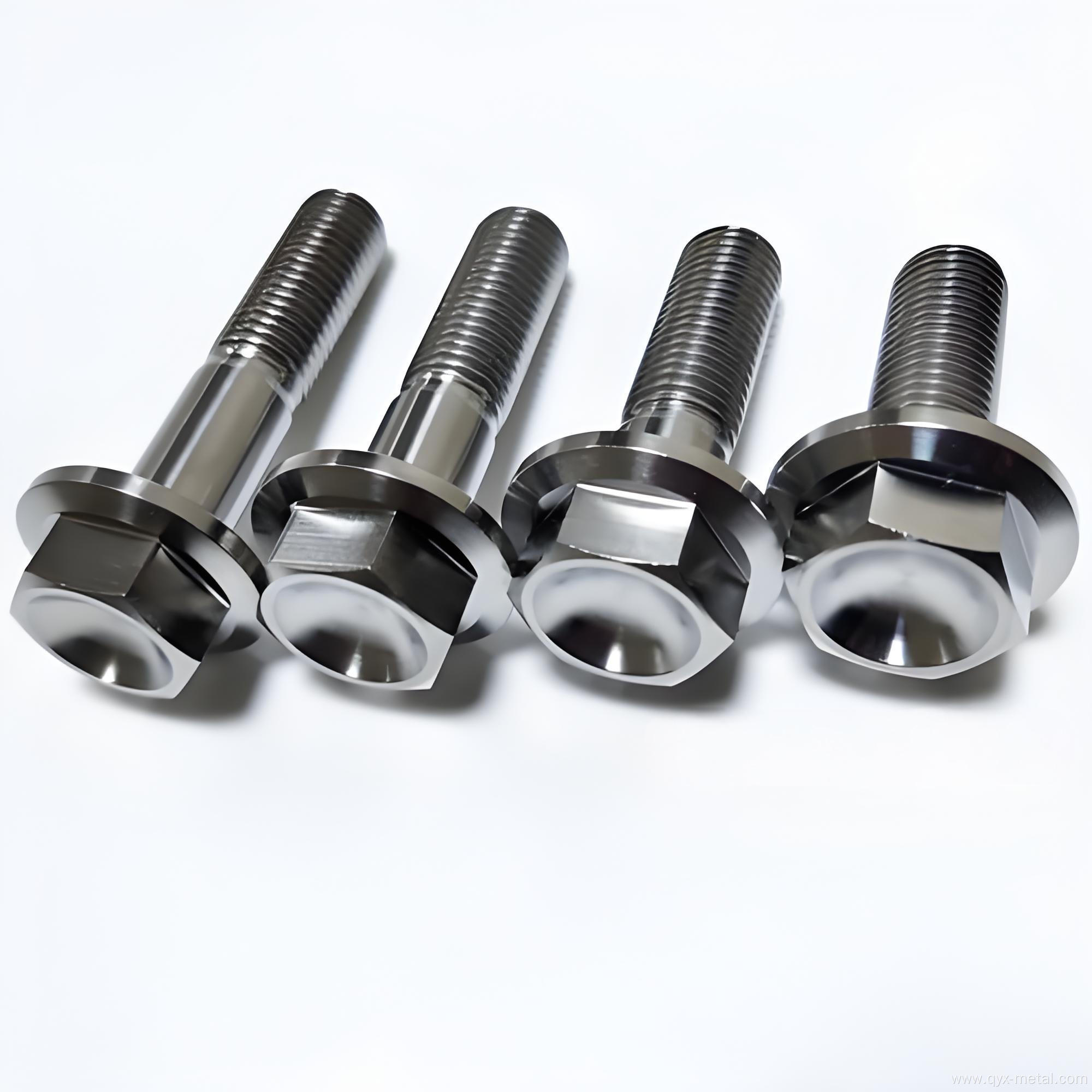 Hot Sale Titanium Alloy Flange Bolt For Motorcycle