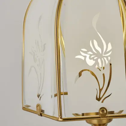 Orchid Glass Table Lamp: Elegant Lighting Solutions