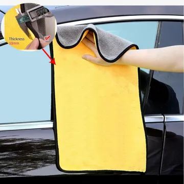 2/3pcs 30x30/60CM Car Wash Microfiber Towel Car Cleaning Drying Cloth Hemming Car Care Cloth Detailing Car Wash Towel For Toyota