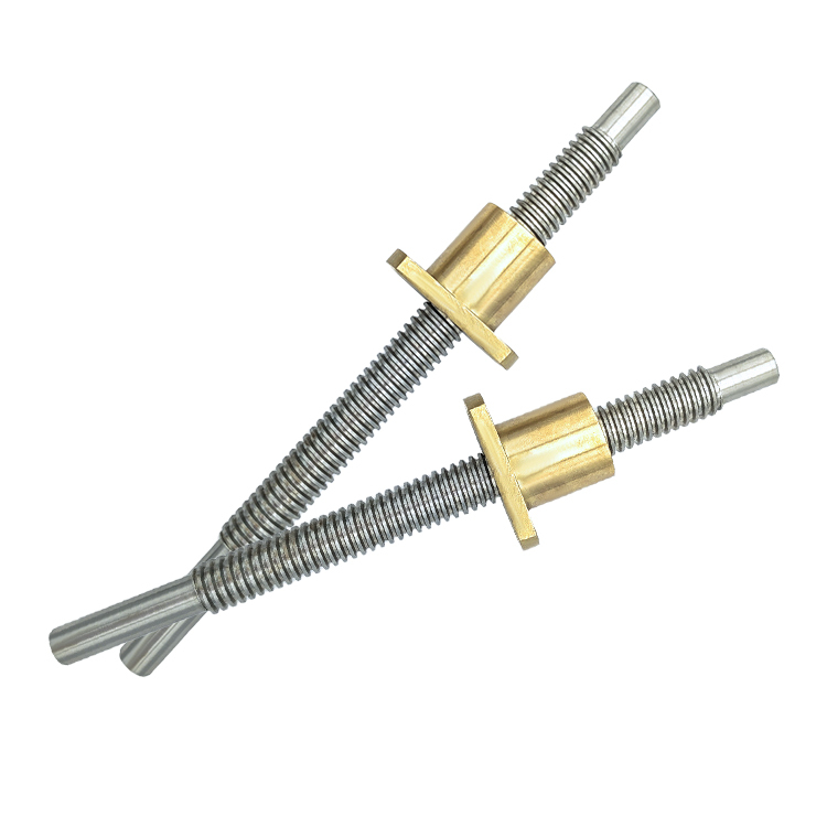 CNC 32mm Trapezoidal Threaded Rod - TR32*6mm Brass Lift and Gearbox Lead Screw