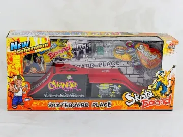 ALLOY METAL FINGER SCOOTER WITH PLAYGROUD