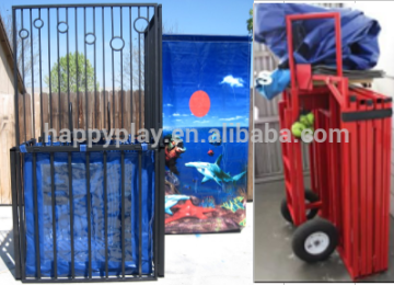 Popular foldable dunk tank game for party service company