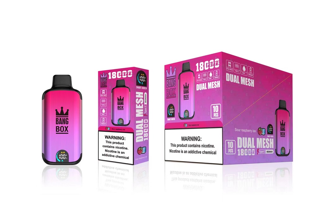 ผลิตภัณฑ์ใหม่ Bang Box 18000 Puffs LED