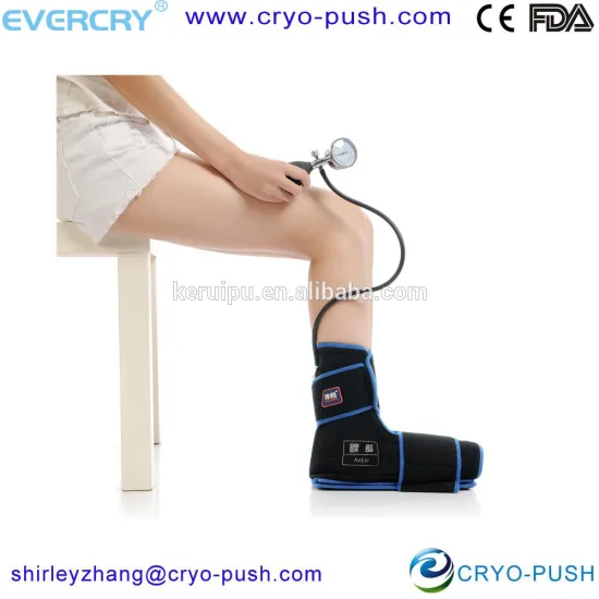 pneumatic compression cold therapy ankle wrap