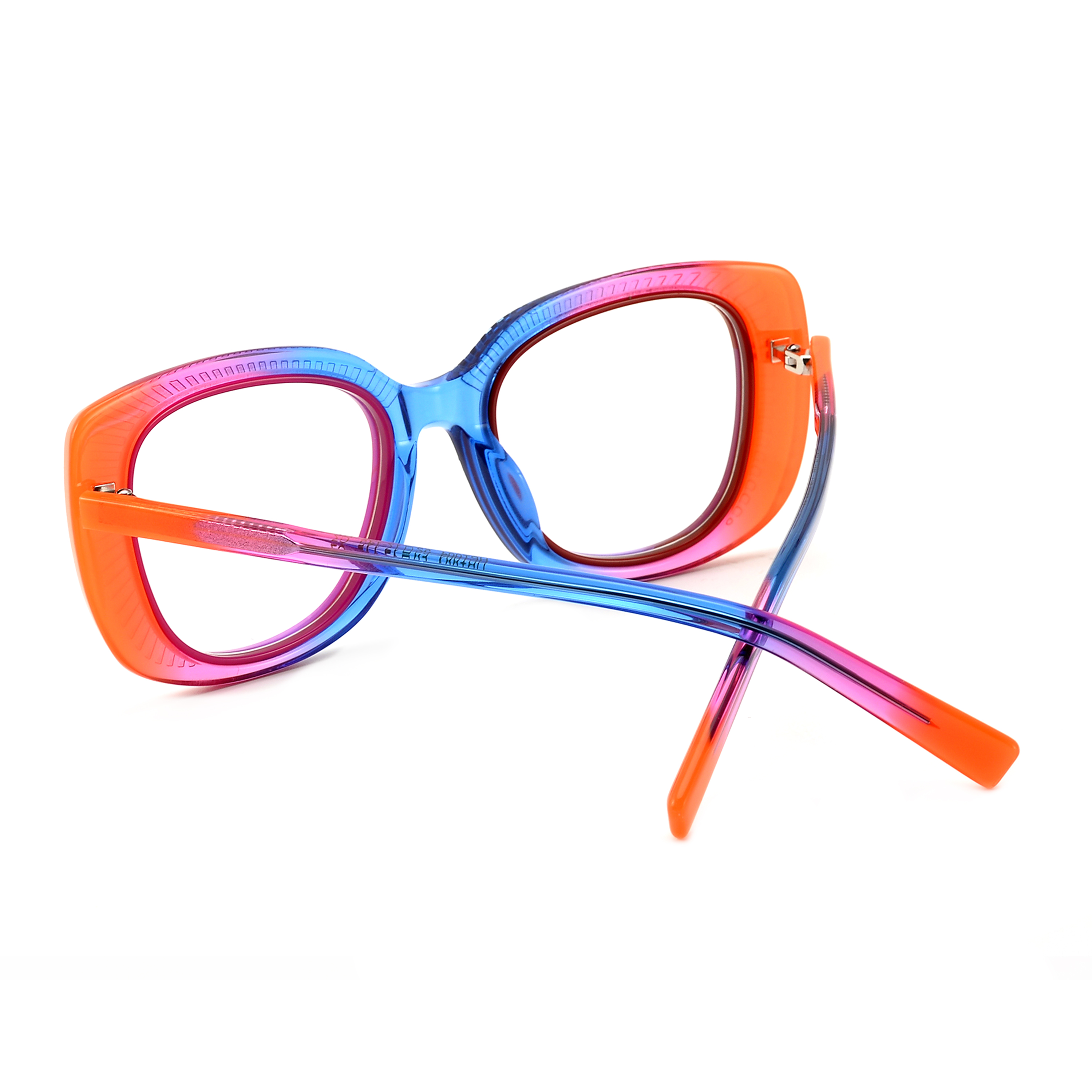 Oval Lamination Acetate Glasses