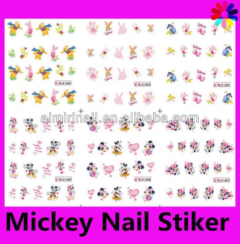 cartoon nail sticker nail art water transfer decal BLE1687-BLE1697