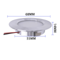 Kitchen cabinet spotlight ultra thin recessed/surface mounted 12V 6W SMD LED cabinet light