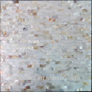 Natural mother of pearl seashell mosaic tile designs bathroom wall decoration