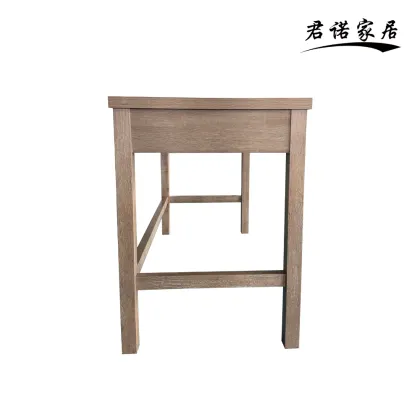Minimalist Light‑Oak Solid Wood Office Writing Desk