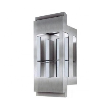8-Person Glass Elevator - 630KG Capacity Panoramic Sightseeing Elevator