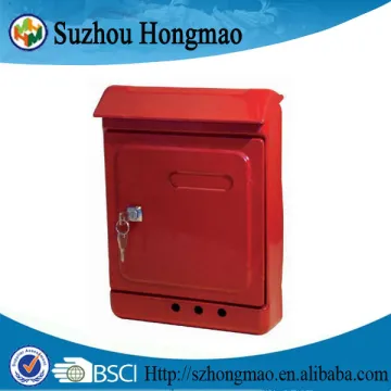 Red steel wholesale locking mailboxes