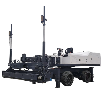 360 Degree Rotation Telescopic Arm Boom Concrete Laser Screed Machine