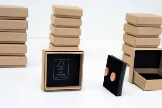 Custom Logo Jewelry Box for Earring Packaging