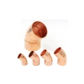 Refrigeration parts Copper fitting Tee CXCXC 3 way copper elbow fitting