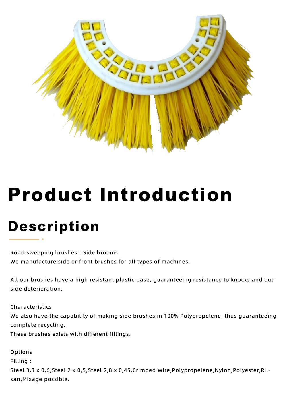 High-Density Steel Wire Gutter Brush x