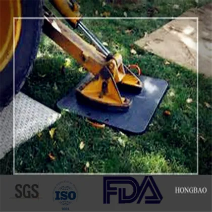 Produce the outlet base,corrosion resistant outrigger pads