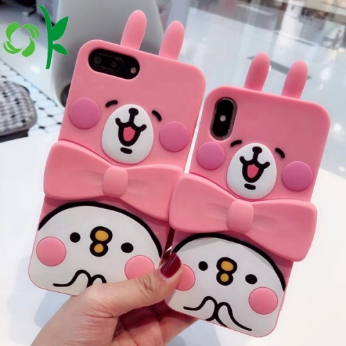 เคสใส่โทรศัพท์ลายการ์ตูนน่ารัก 3 มิติ