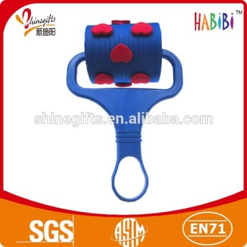 Blue soft roller EVA stamp with handle