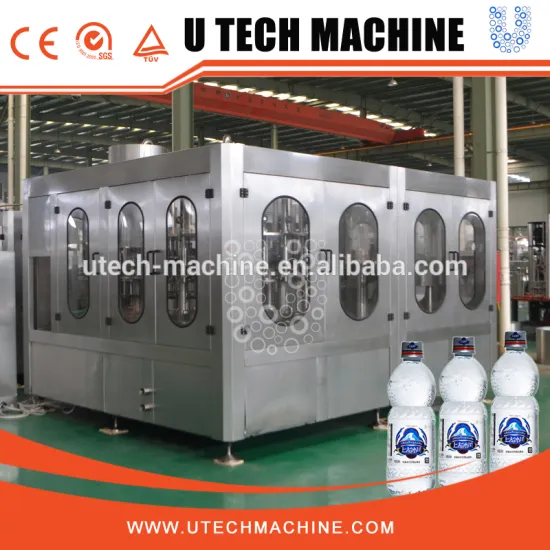 Full Automatic Plastic PET Bottle 24000BPH Mineral Water Bottle Filling Bottling Machine
