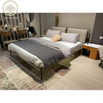 China Manufacturer Wholesale Low Price High Quality 1.8 Meter Velvet Bed