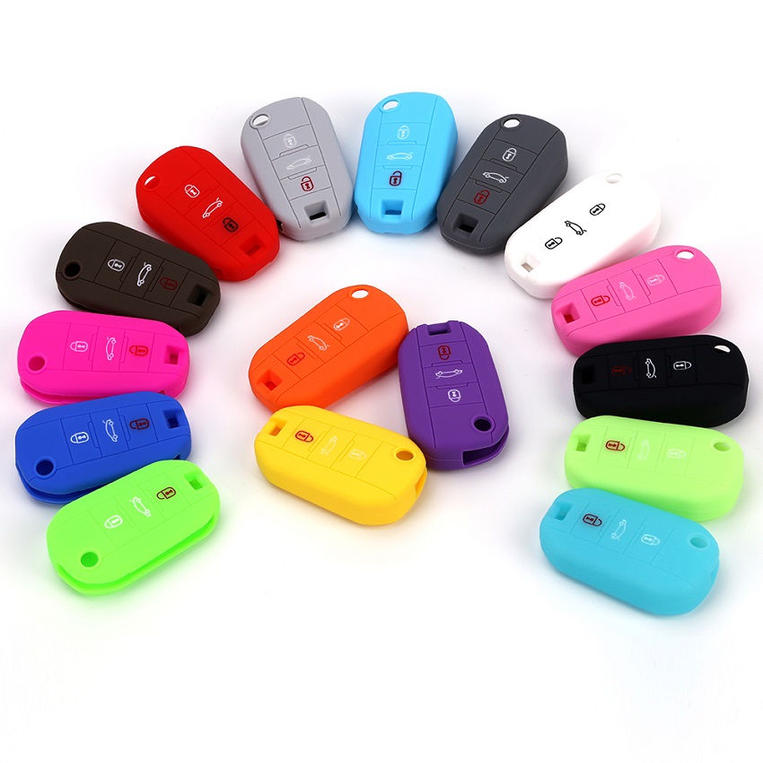  Peugeot Silicone Car Key Case