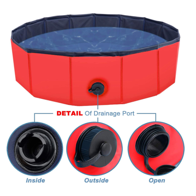 PVC Pet Swimming Pool Portable Foldable Pool