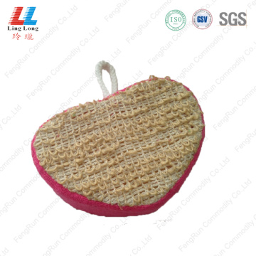 Loofah Heart shape bath sponge tools