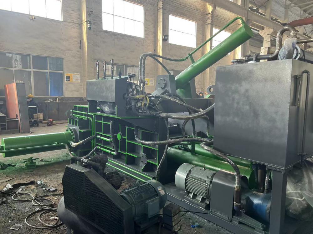 Metal Leftover Steel Parting Scraped Car Baling Machine