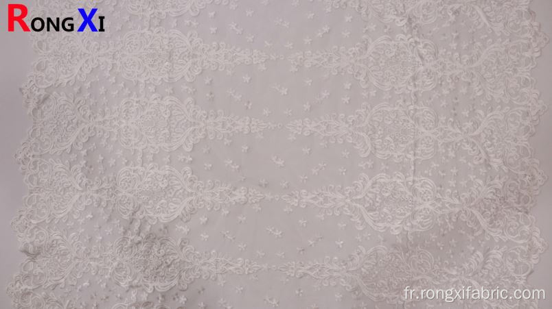 Nouveau tissu de broderie de conception Anglaise de haute qualité