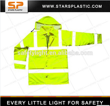 RV-A73-590 INDUSTRIAL REFLECTIVE SAFETY VEST with HOOD