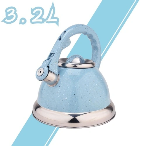 Whistling 3.2L Tea Kettle Stove Top Teapot Stainless Steel Water