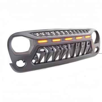 Grill frontal de accesorios 4x4 para 07-17 Jeep Wrangler JK