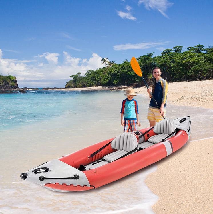 Ultralight PVC Inflatable 3 Person Kayak drop stitch