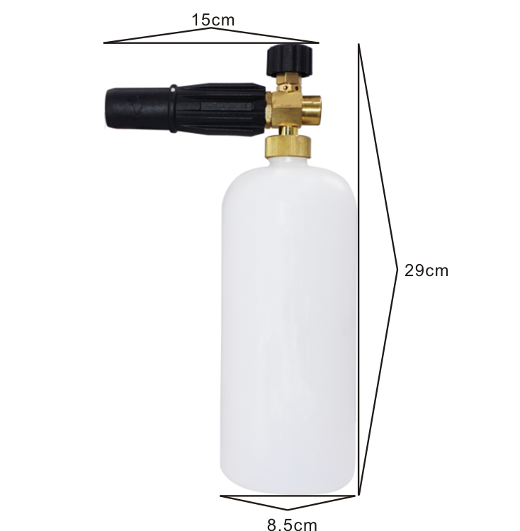 Hochdruckreinigerpistole und Druckunterlegscheibe -Waschflasche, verstellbare Schneeschaum Lanze Schaumkanonenschaum Blaster