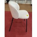 Silla de comedor tapizada contemporánea