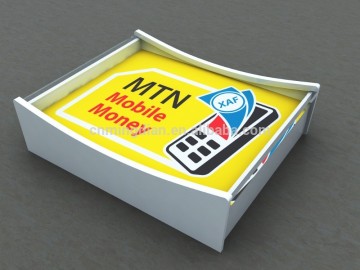 new design Led cigarettes Cash tray , acrylic LED coin tray , custom acrylic lighting