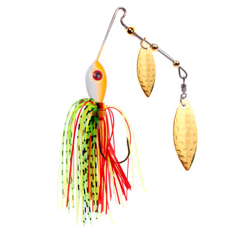 Christmas Free Sample Metal Bait Sequins Rotating Spoon Lure for Buzzbait Fishing Gear